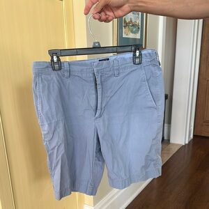 J. Crew Blue Flat Front Shorts Casual Style